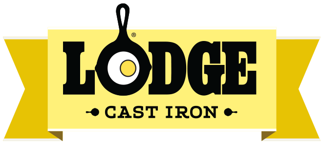 Lodge manufacturing logo in yellow